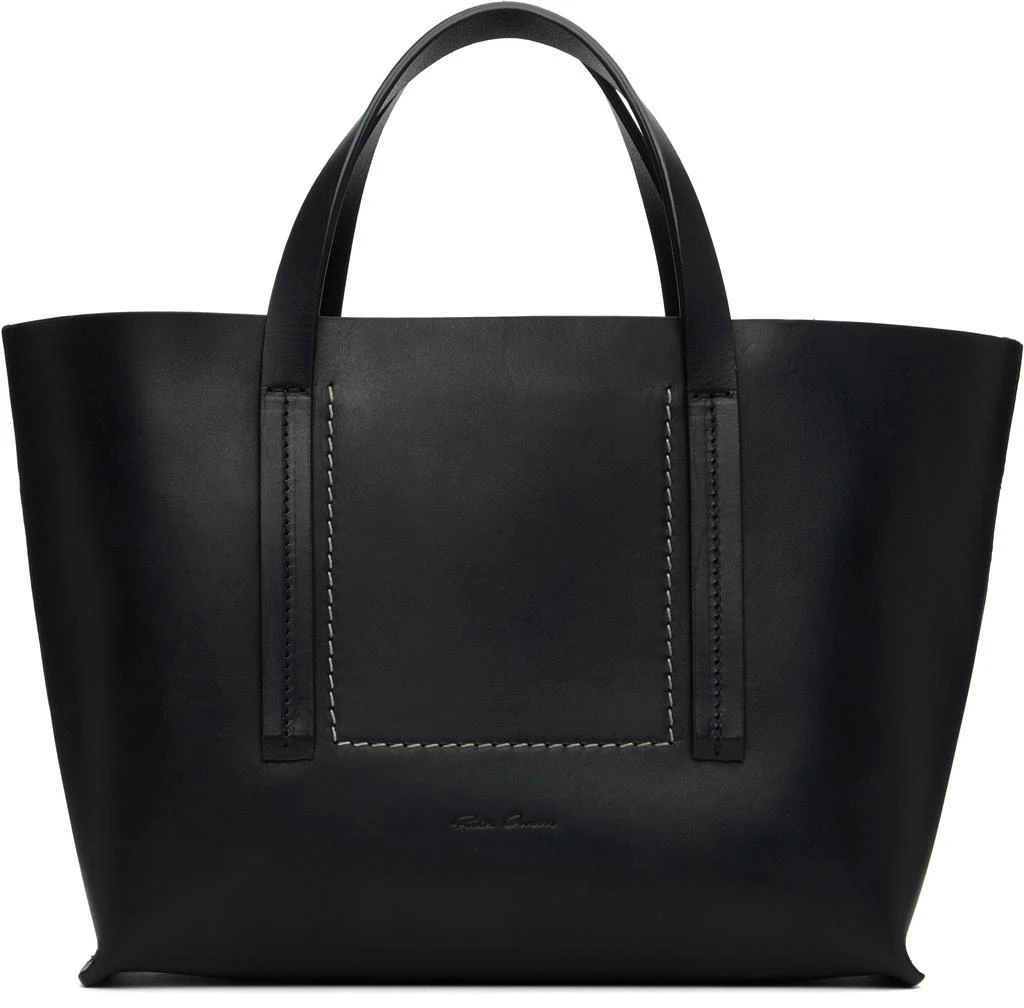 Rick Owens Black Concordians Mini Shopper Tote 1