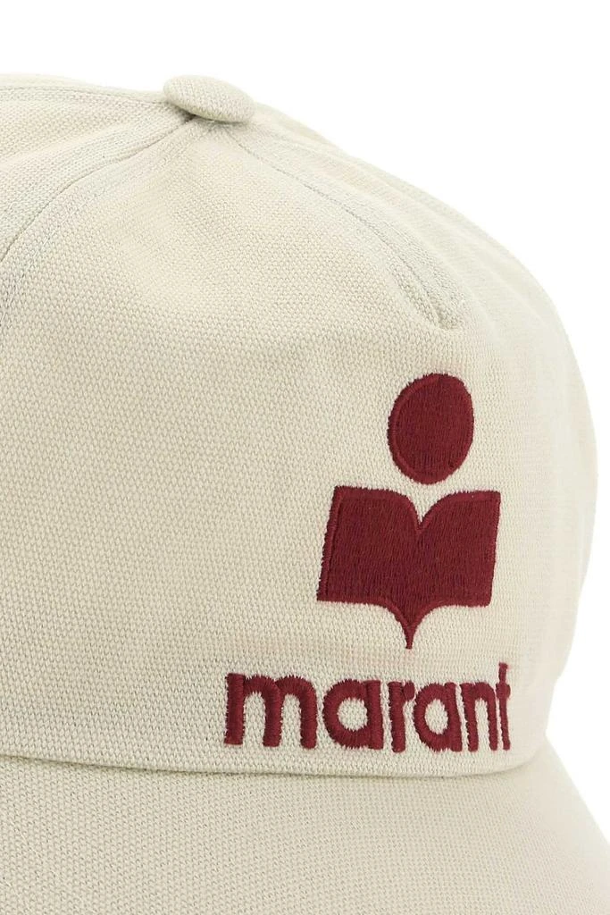 Isabel Marant White Baseball Cap with Red Logo Isabel Marant Off-White Tyrony Cap - Hats - BeyondStyle main image 4