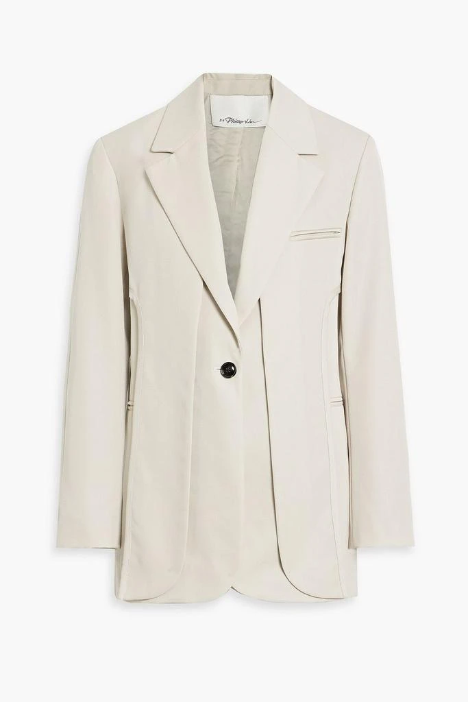 3.1 PHILLIP LIM Layered wool-blend twill blazer 1