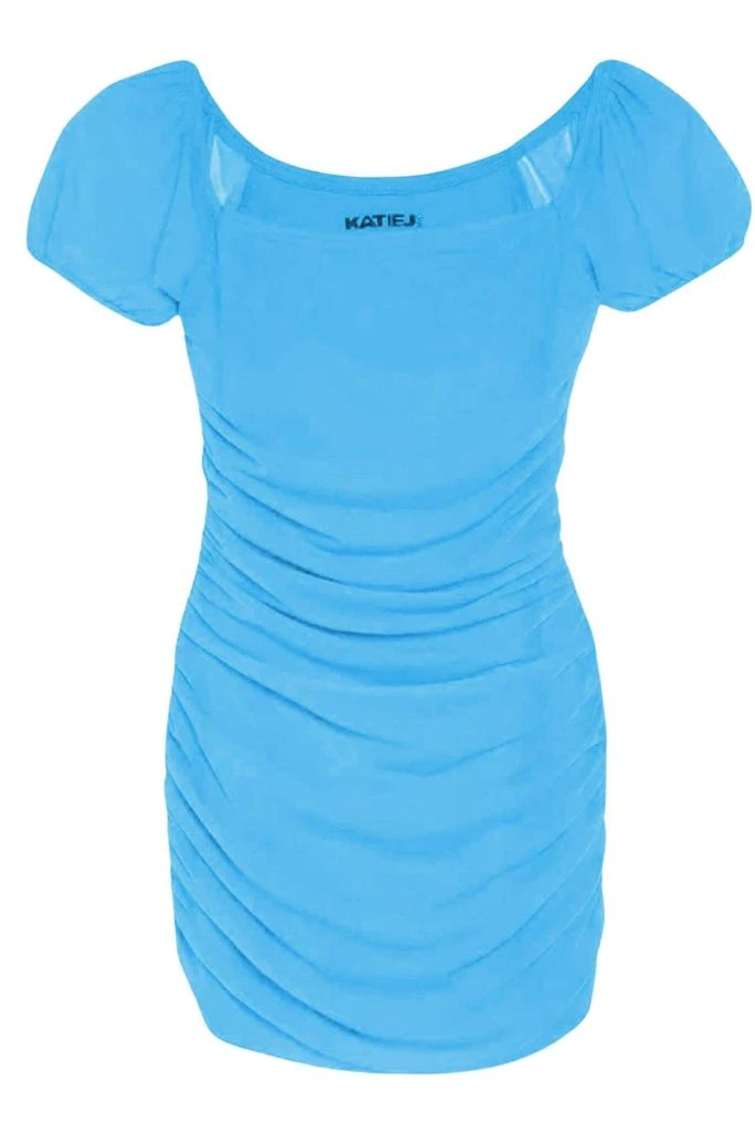 KatieJnyc Girl's Junior Anya Dress In Turquoise 1
