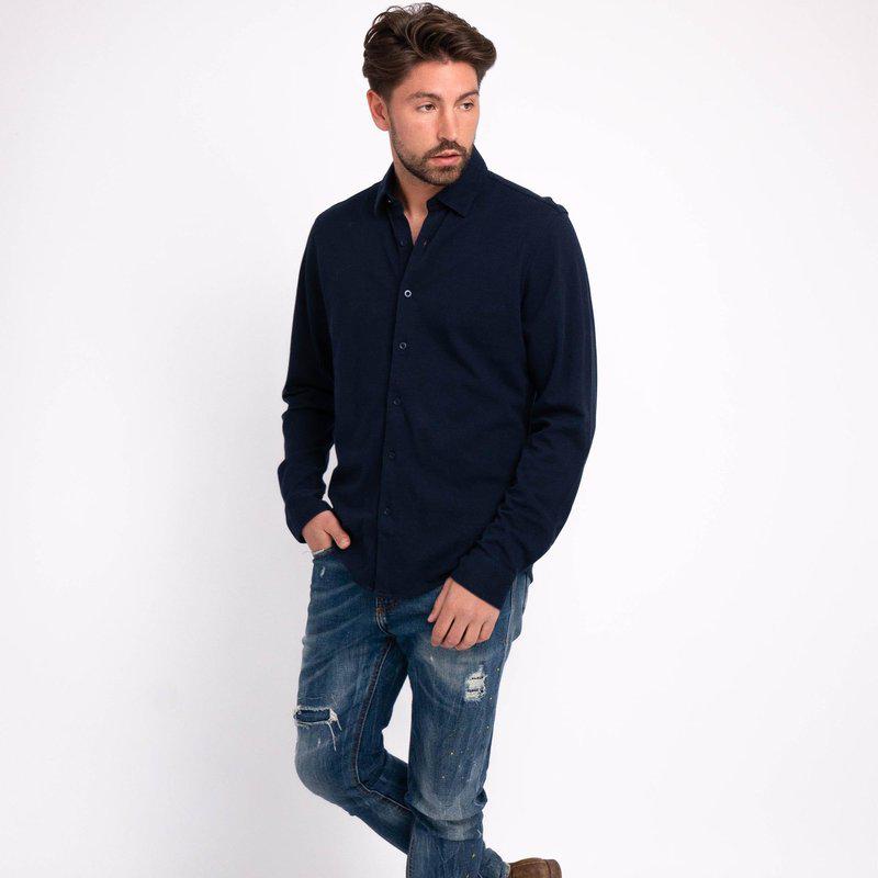 Amsterdam Heritage Brickell | Men's Long-Sleeve Cotton Shirt