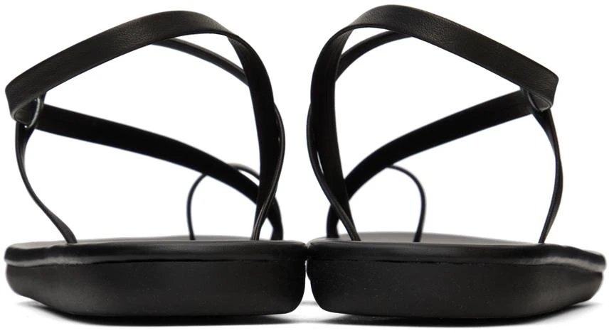 ANCIENT GREEK SANDALS Black Euterpe Sandals 2