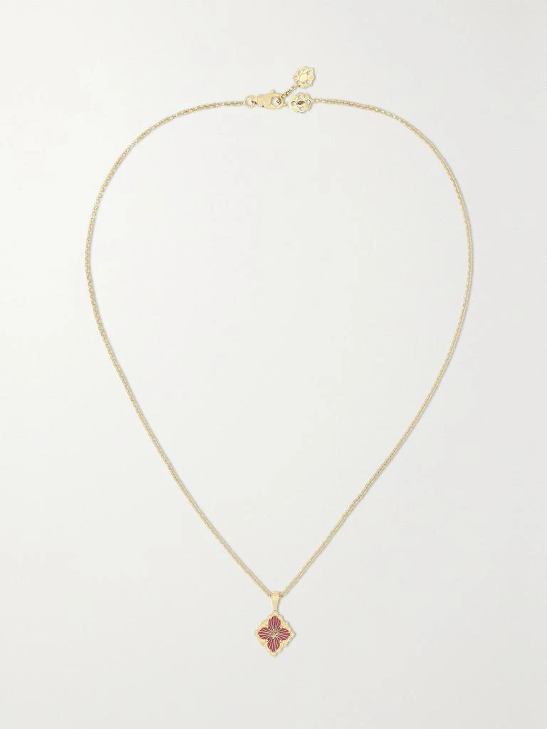 Buccellati Opera Tulle 18k 黄金搪瓷项链 1
