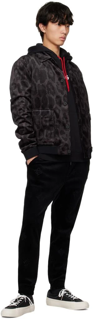 Hugo Boss Black Embossed Sweatpants 4