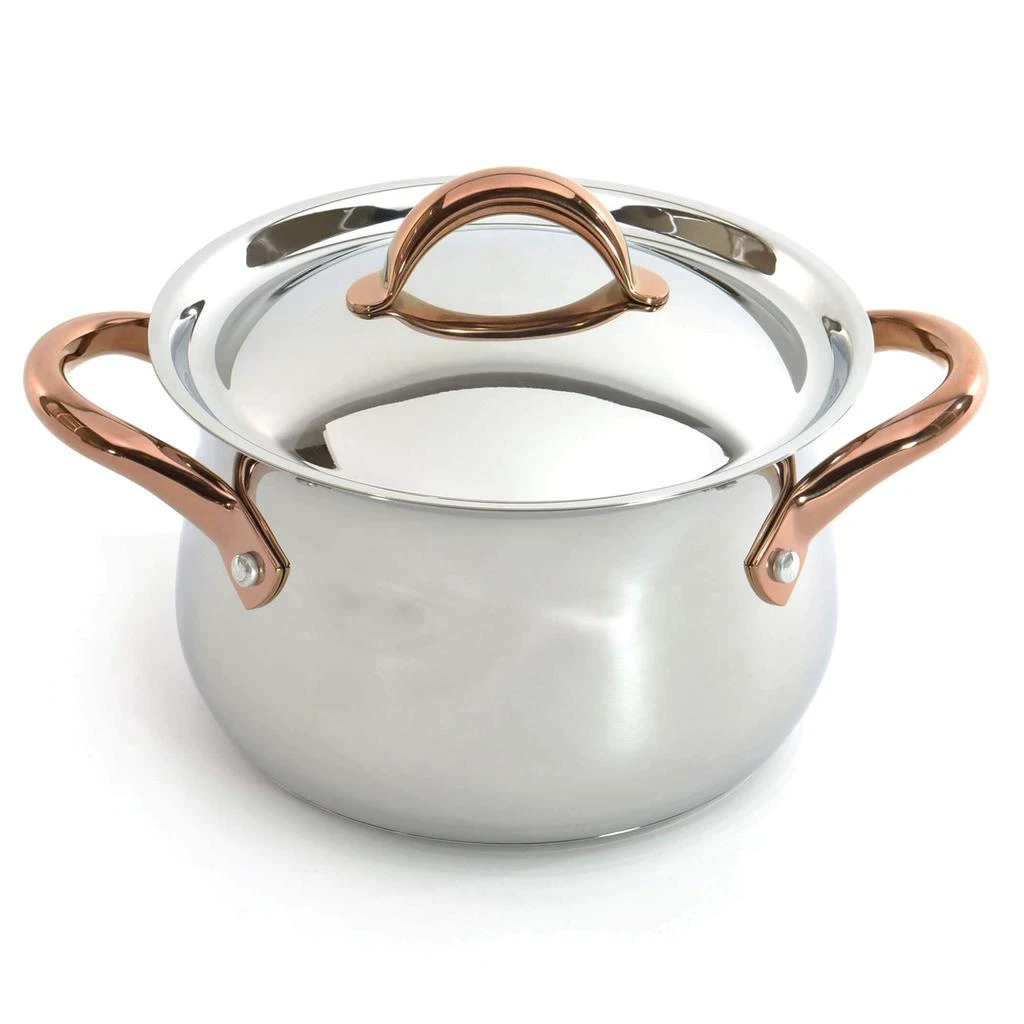BergHOFF Ouro Gold 11Pc 18/10 Stainless Steel Cookware Set with Stainless Steel Lids 5