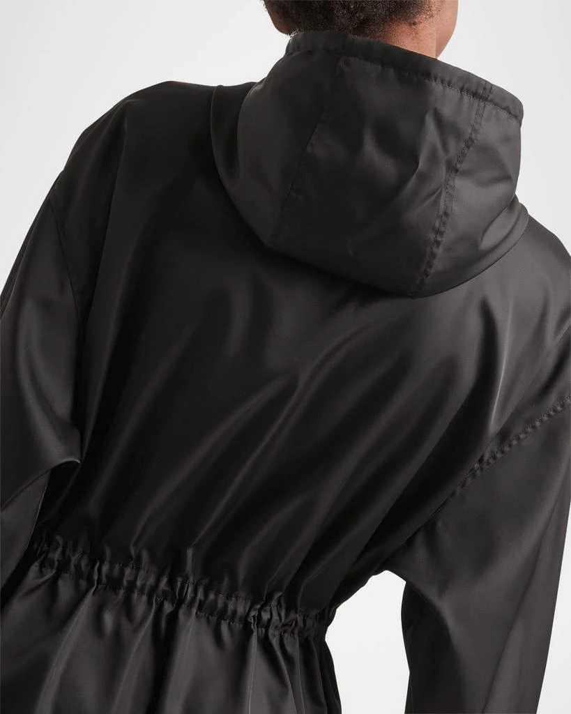 Prada Re-Nylon Cinched Hooded Raincoat 5
