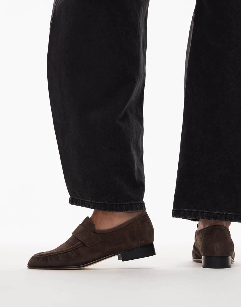 Tony Bianco Tony Bianco Gatsby suede loafers in expresso  display picture 1