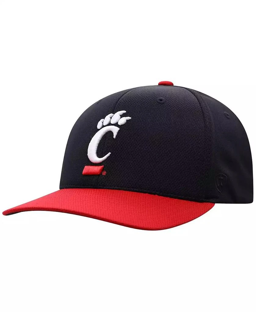 Top of the World Men's Black Cincinnati Bearcats Reflex Fitted Hat 2