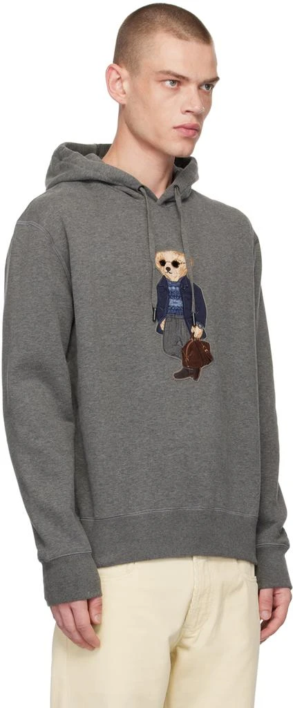 Ralph Lauren Gray Polo Bear Hoodie 2