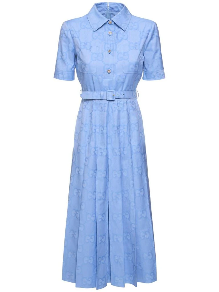 Gucci Cotton Poplin Midi Dress 1