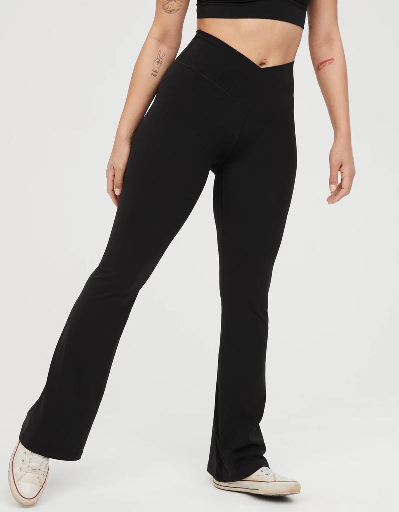 OFFLINE OFFLINE By Aerie Real Me High Waisted Crossover Flare Legging