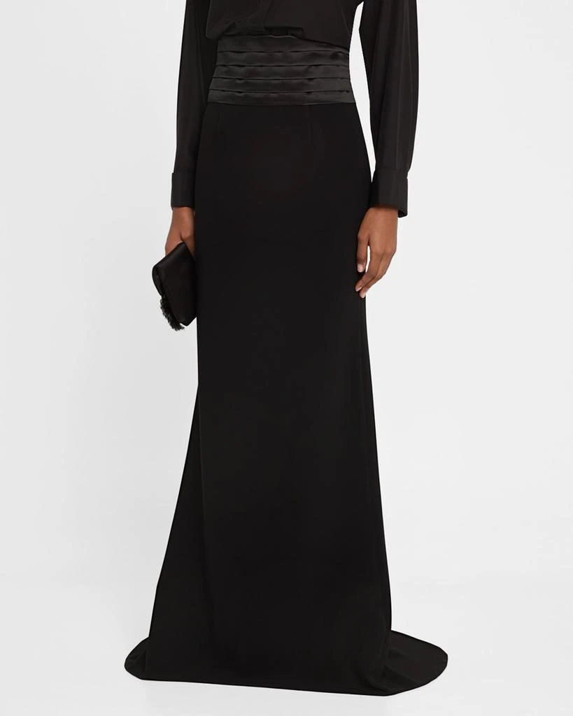 Sergio Hudson Long Cummberbund Evening Skirt 4