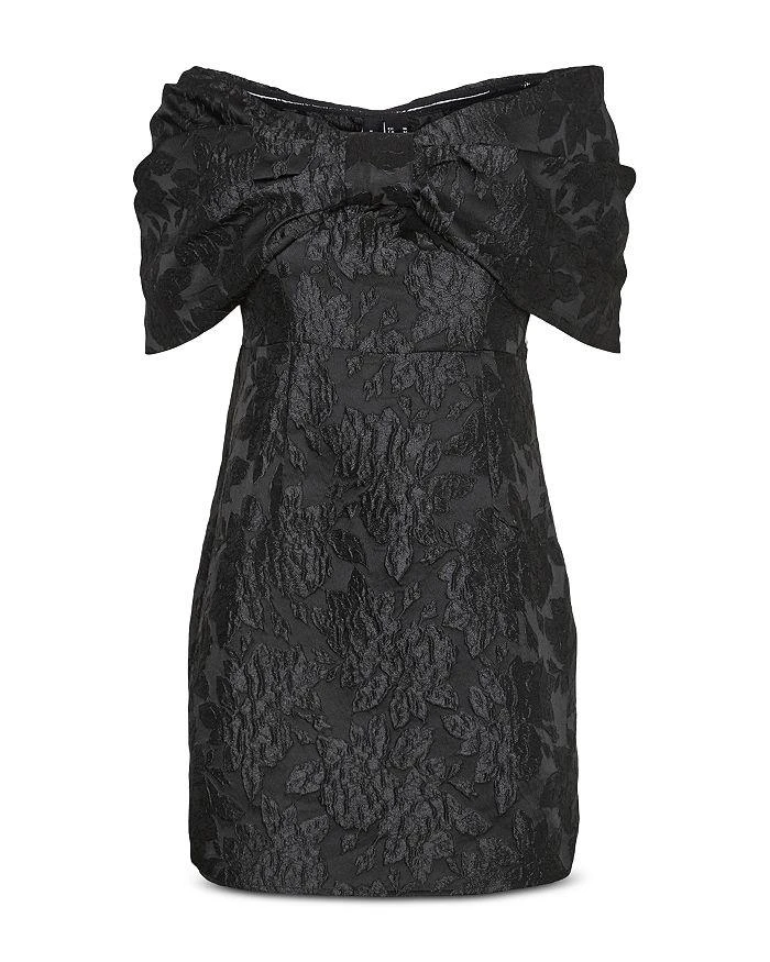 VERO MODA Bow Front Textured Mini Dress 6