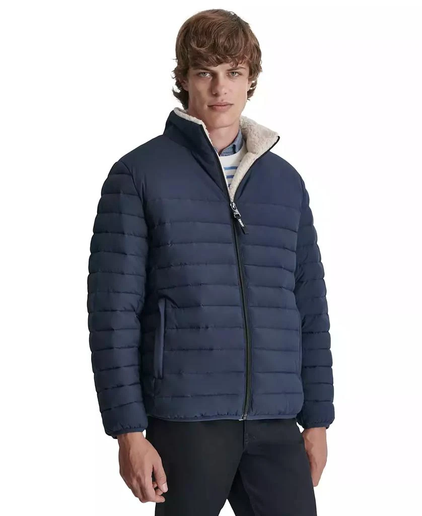 Men's Quilted Fleece-Lined Full-Zip Puffer Jacket – On Sale Now