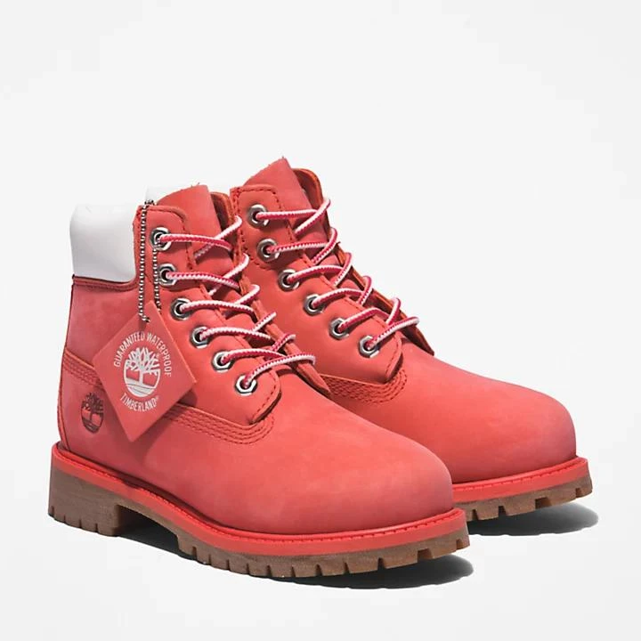 Timberland Timberland® Premium 6 Inch Boot for Youth in Pink 4