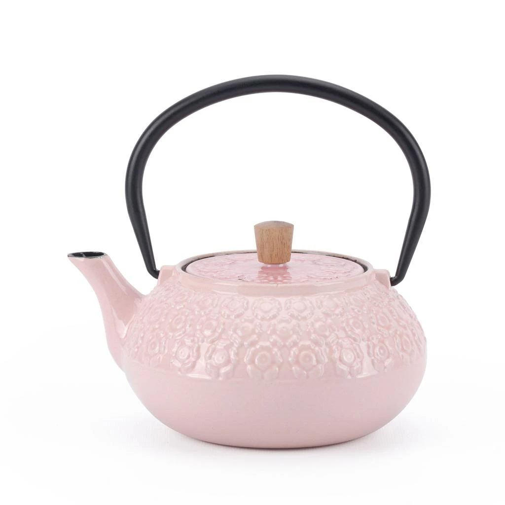 Minimal Minimal Enameled Cast Iron Teapot - Sakura 1