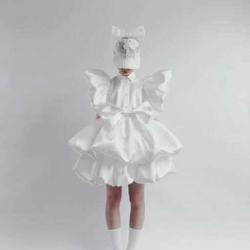 Caroline Bosmans Gloss bow-detail ruffled dress 5