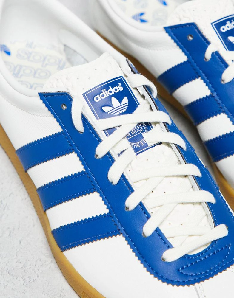 Adidas adidas Originals London trainers in white and blue 4