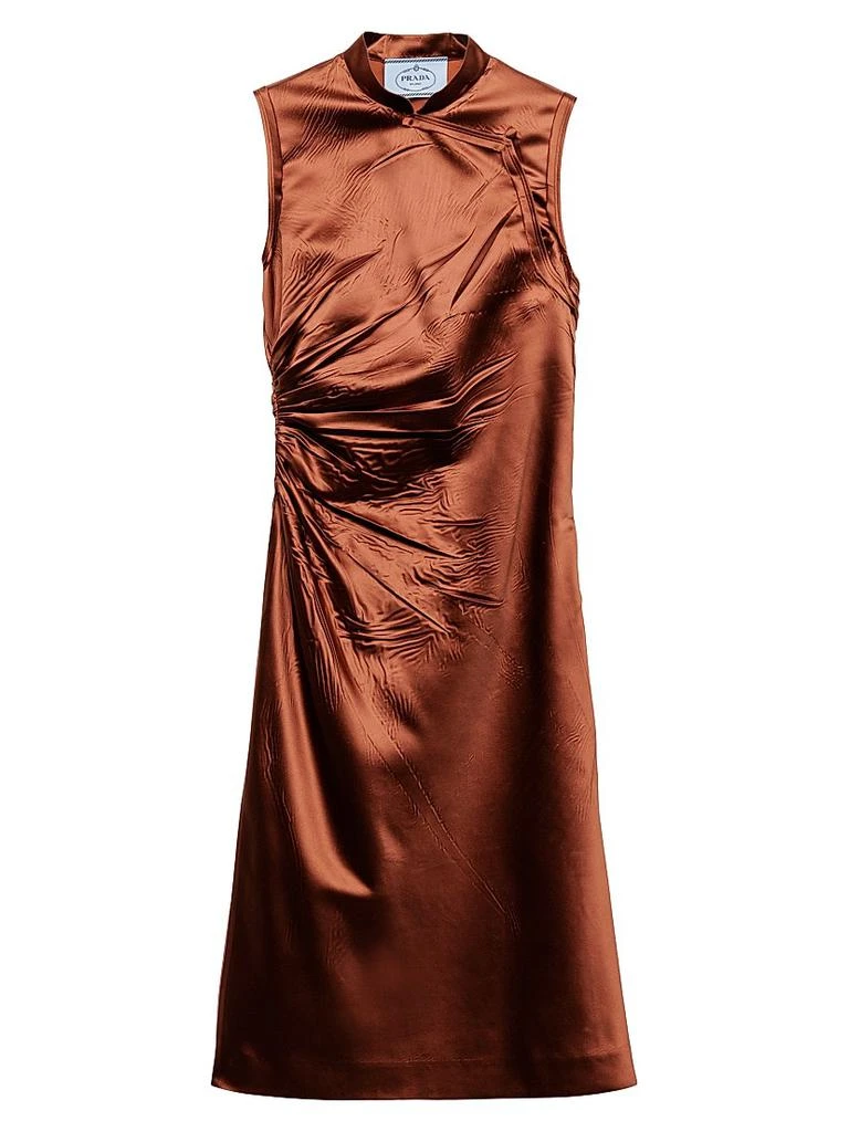 prada brown dress Prada S/S 2005 Majestic Silk Embellished Mini Dress  Basha Gold