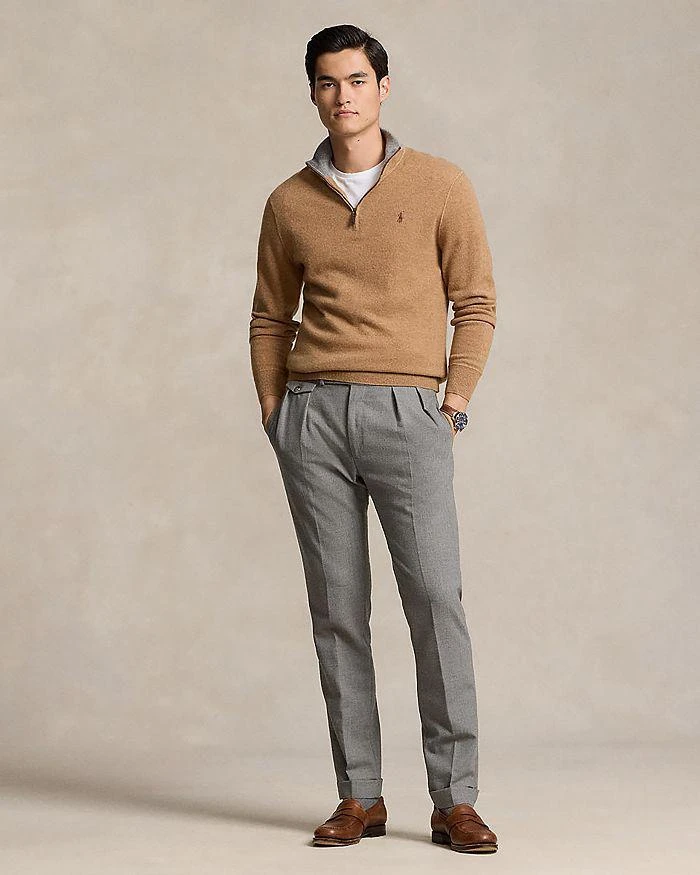 Ralph Lauren Cashmere Regular Fit Quarter Zip Mock Neck Sweater - Exclusive 2