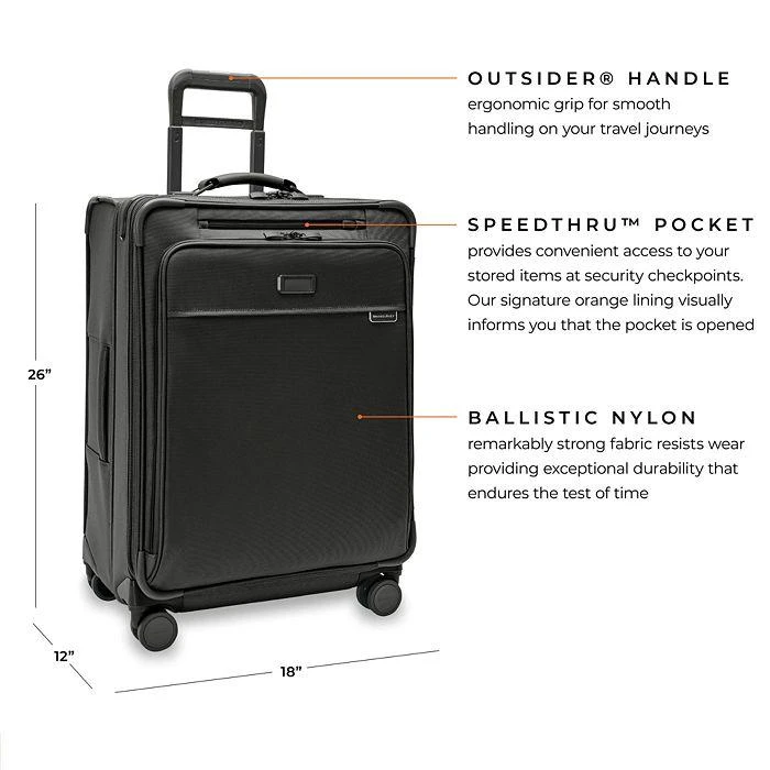 Briggs & Riley Medium Expandable Spinner Suitcase 7