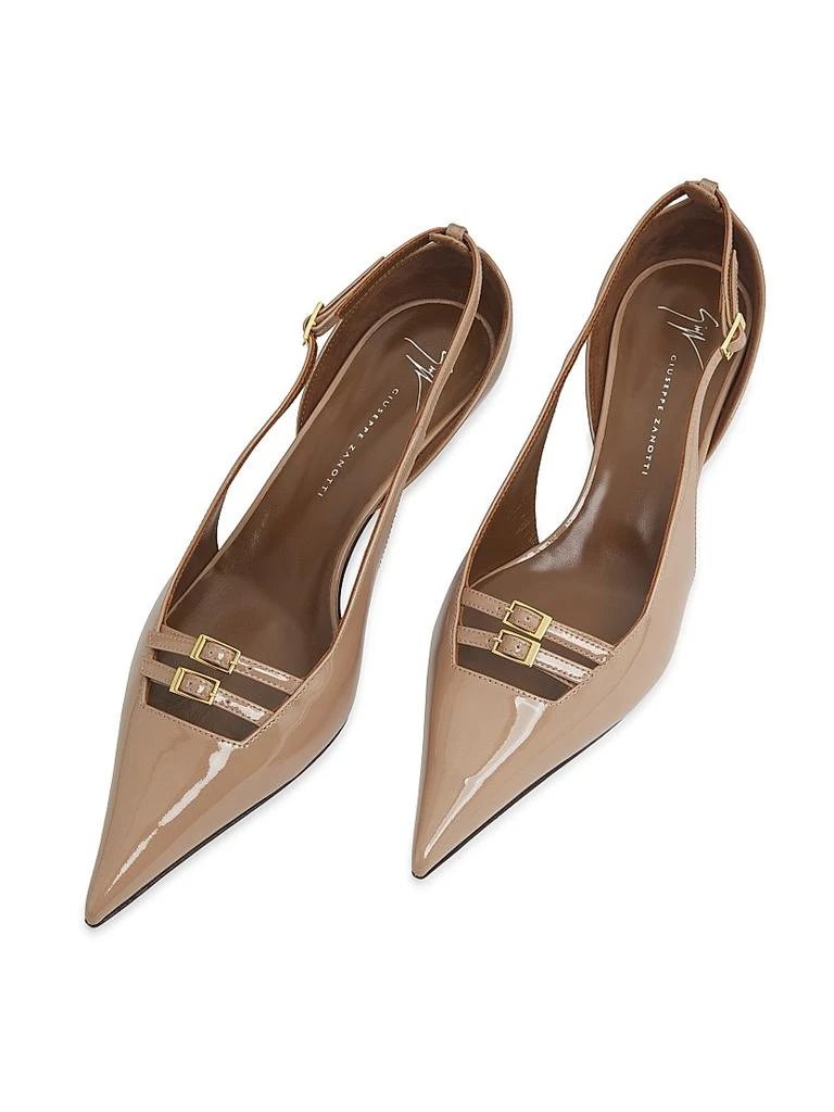 Giuseppe Zanotti 50MM Patent Leather Kitten-Heel Pumps 4