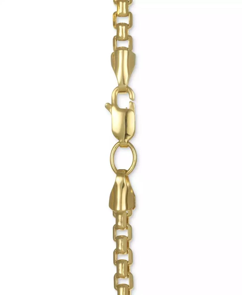 Macy's Large Rounded Box-Link 20" Chain Necklace (3.5mm) in 14k Gold 3