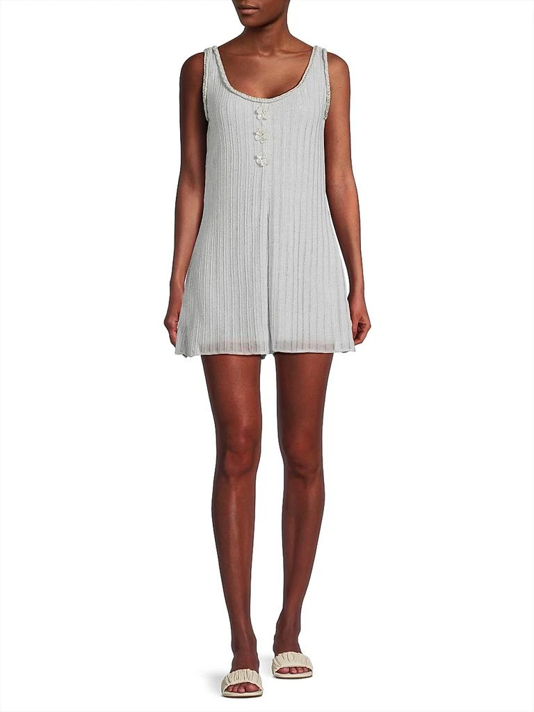 Waimari Time Lavinia Metallic Ribbed Jumpsuit 2