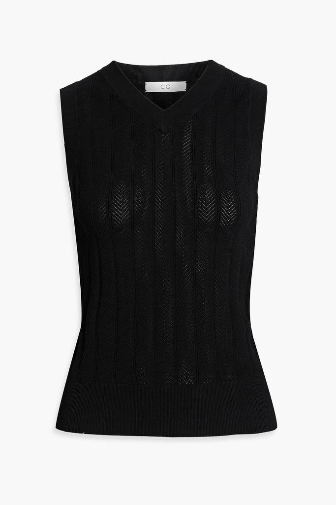 CO Pointelle-knit vest 1