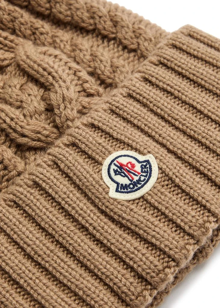 Moncler Pompom wool-blend beanie  2