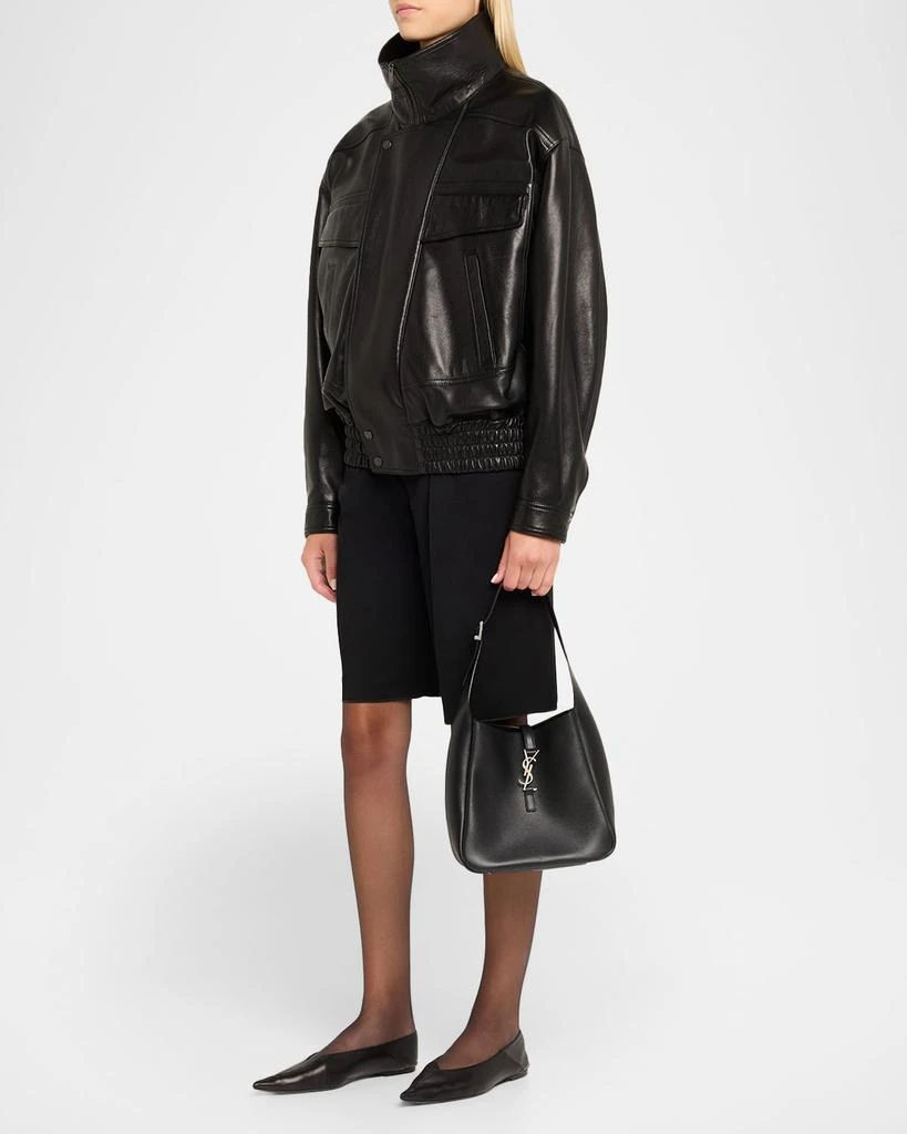 Yves Saint Laurent Le 5 A 7 Small YSL Hobo Bag in Smooth Supple Leather 5