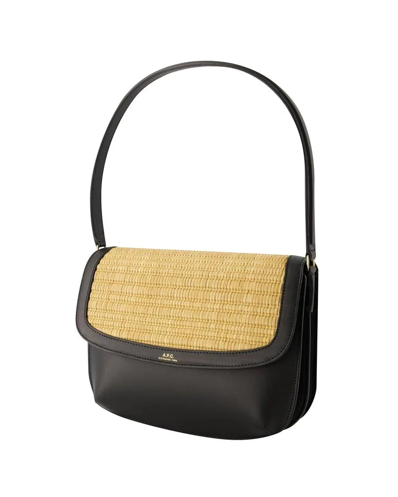 A.P.C. Sarah Shoulder Bag -  - Leather - Black 2