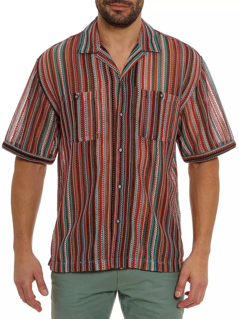 Robert Graham Serape Printed Button-Front Shirt 3