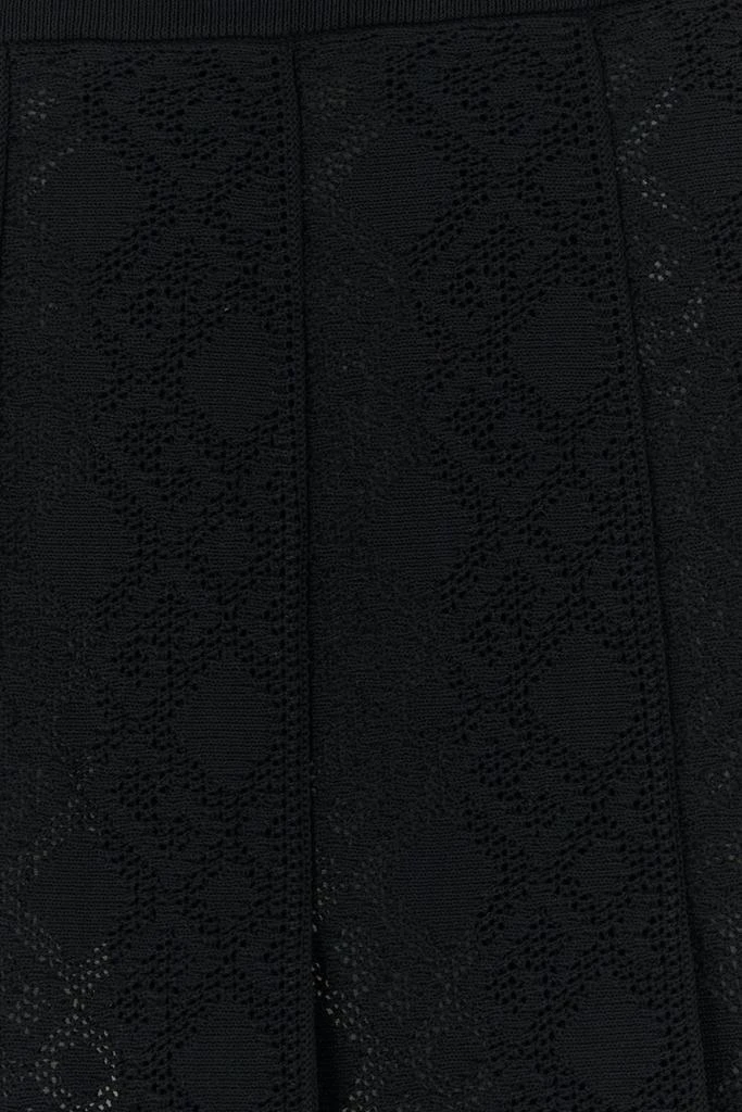 Givenchy Black viscose blend skirt 3