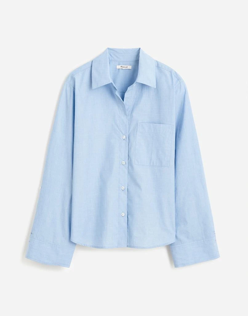 Madewell Easy Y-Neck Button-Up Shirt 7