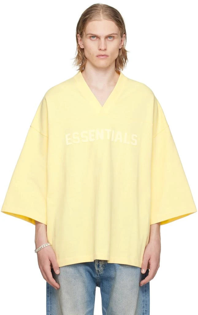 Fear of God ESSENTIALS Yellow Football T-Shirt 1