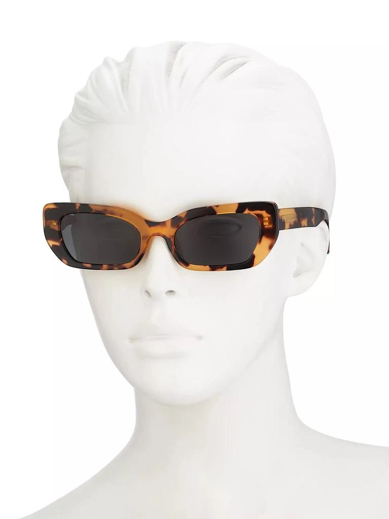 Elisa Johnson Cookie 54MM Rectangular Sunglasses 4