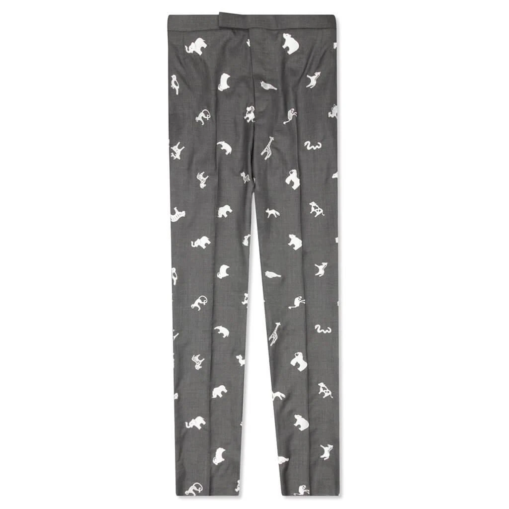 Thom Browne Thom Browne Animal-Embroidered Tailored Trousers 1
