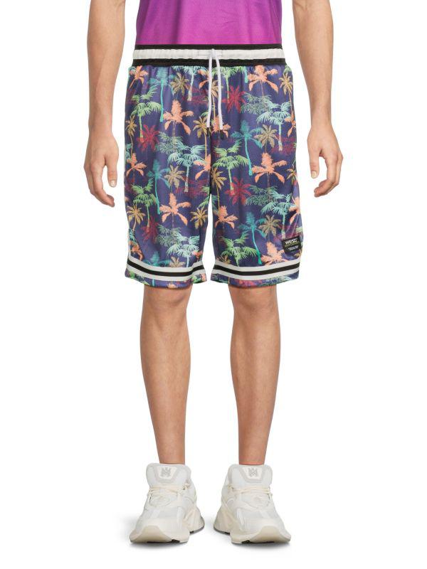 WeSC ​Basketball Print Drawstring Shorts