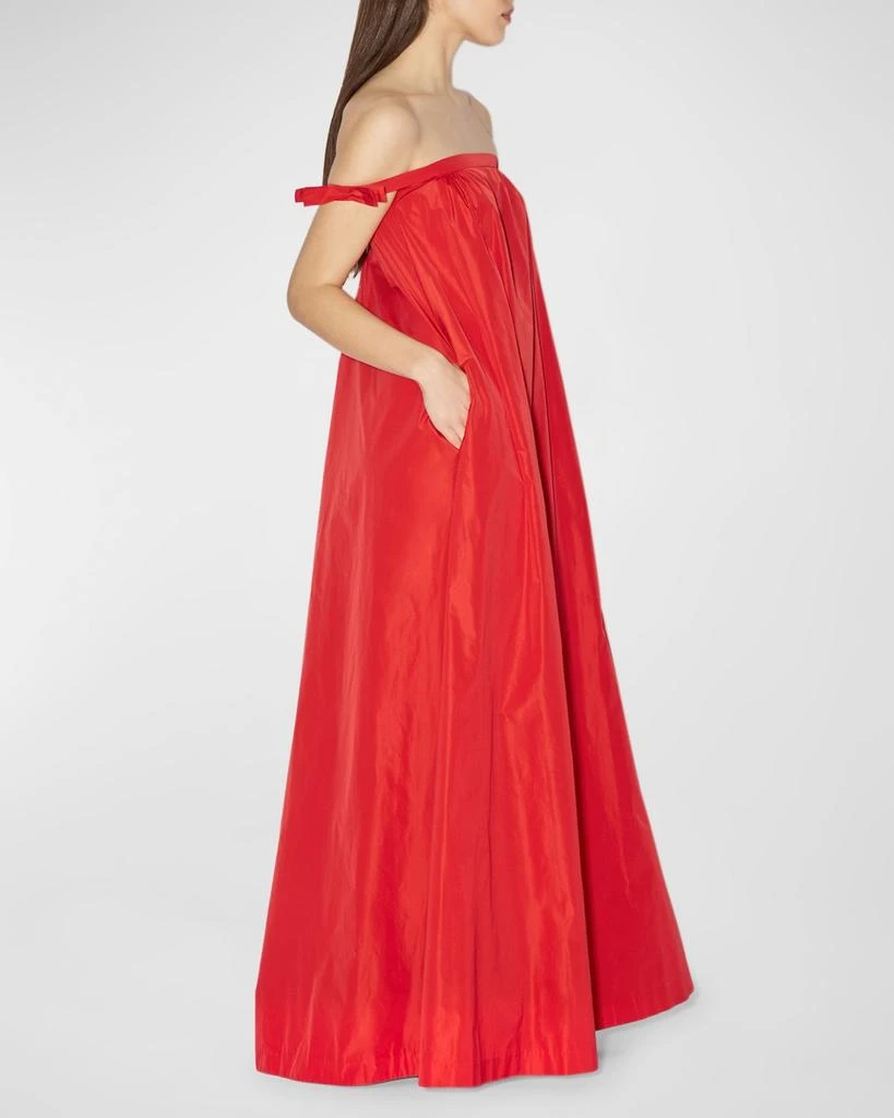 Bernadette Brigitte Bow Off-The-Shoulder Gown 3