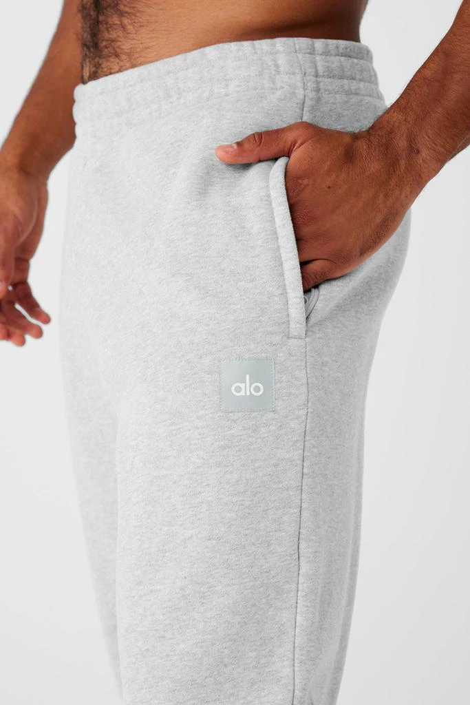 Alo Yoga Cuffed Renown Heavy Weight Sweatpant - Athletic Heather Grey 4