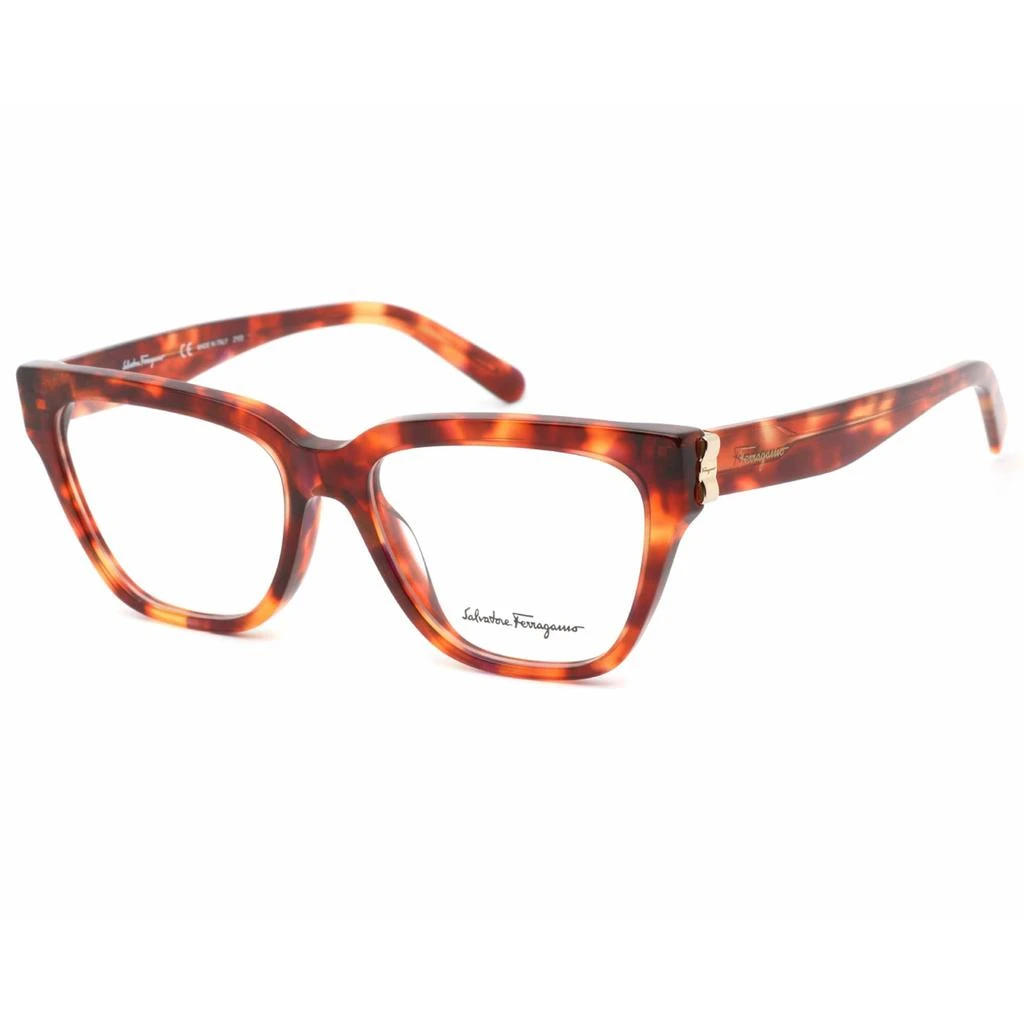 Salvatore Ferragamo Salvatore Ferragamo Women's Eyeglasses - Tortoise Cat-Eye Plastic Frame | SF2893 214 1