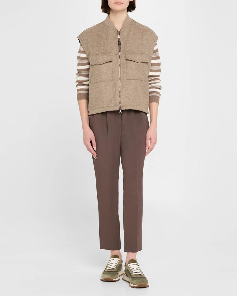 Brunello Cucinelli Medium Monili Leather Bucket Bag 2