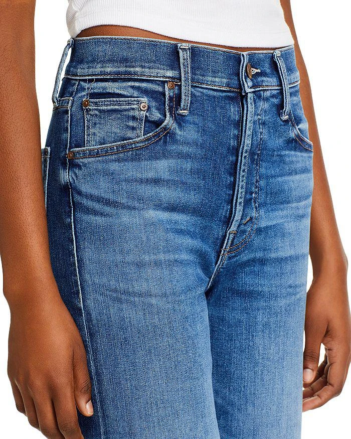 MOTHER The Tomcat Roller Sneak High Rise Wide Leg Jeans in Sixth Sense 6