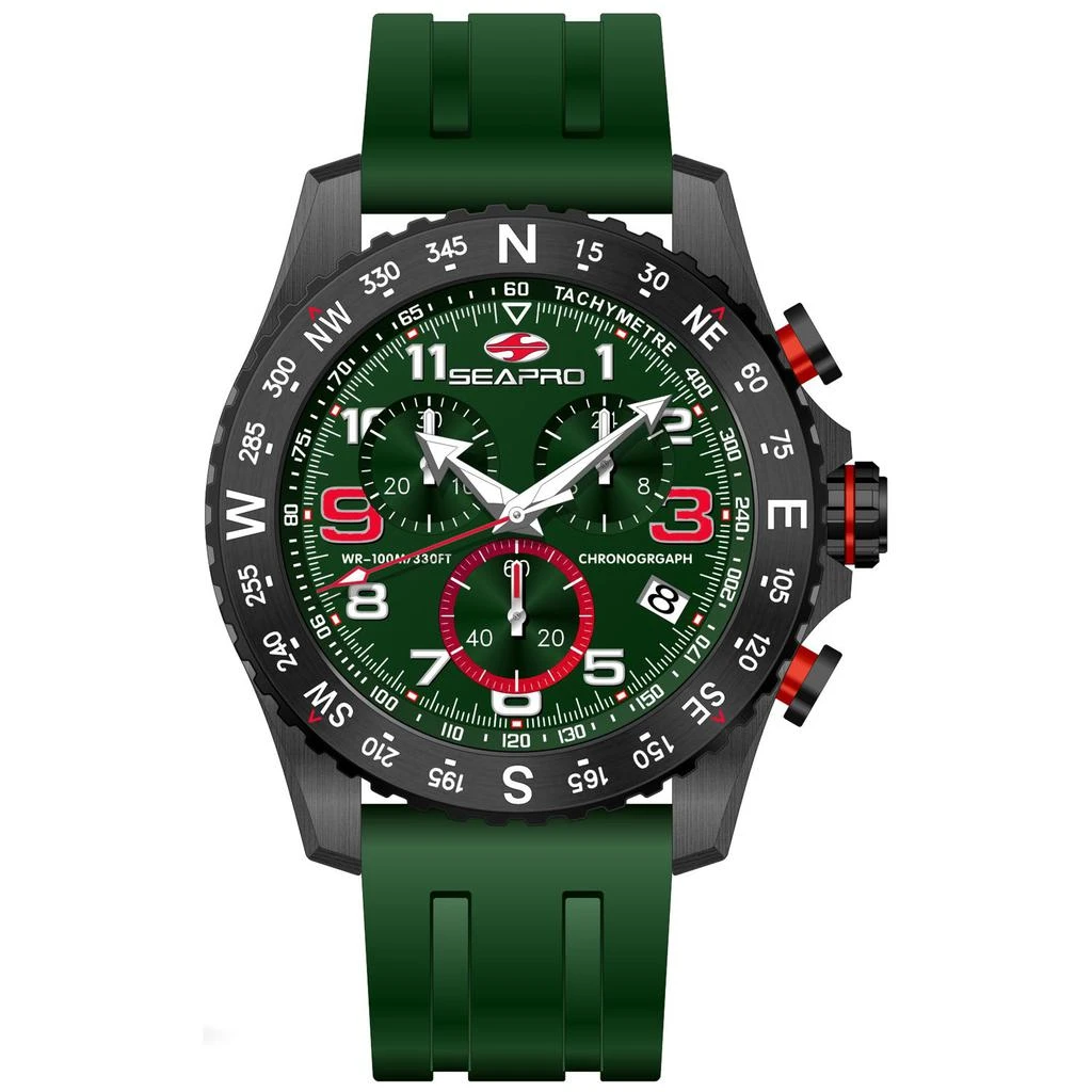 Seapro Men's Gallantry Green Dial Watch 1