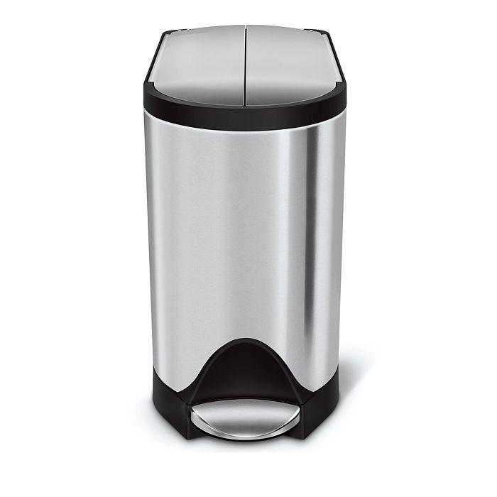 simplehuman 10L Butterfly Step Slim Trashcan