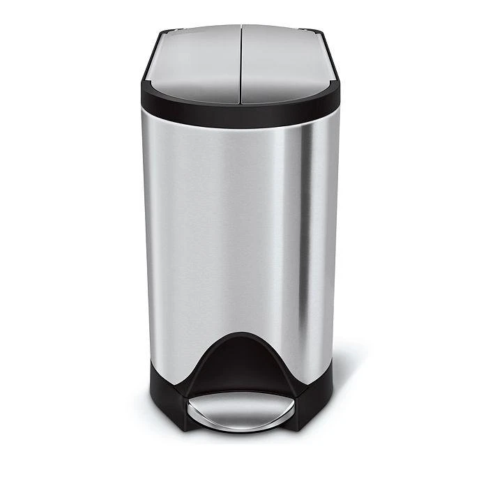 simplehuman 10L Butterfly Step Slim Trashcan 2