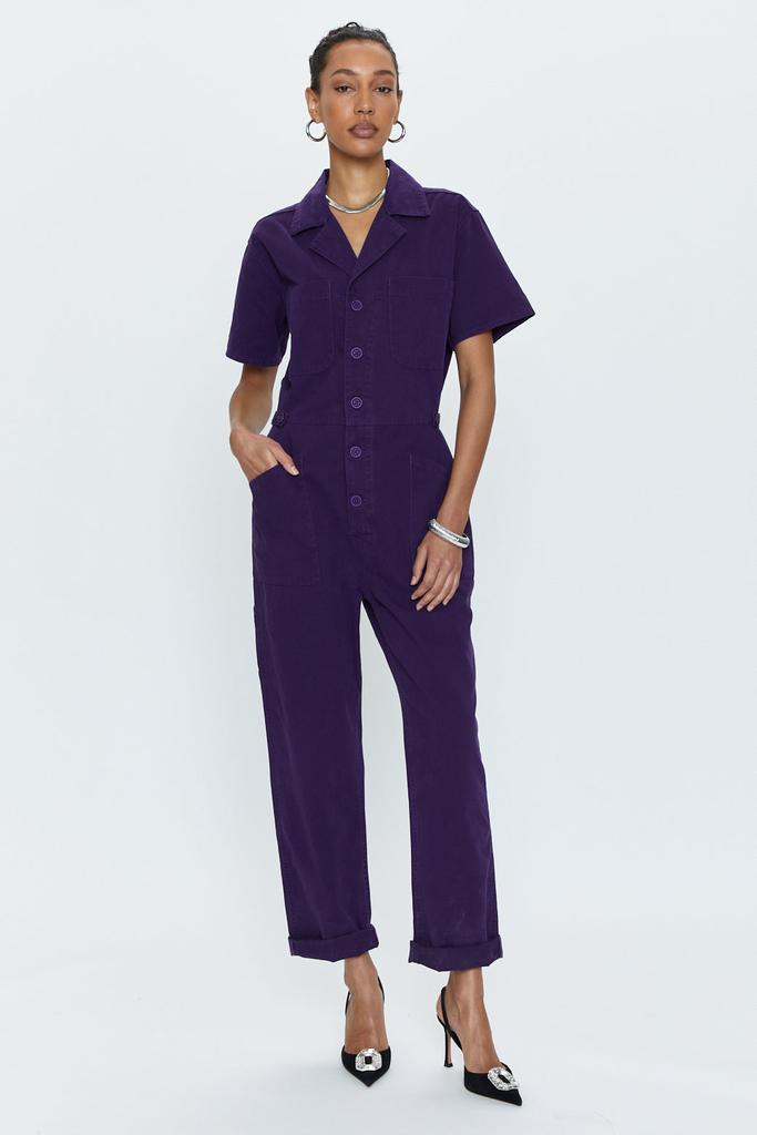 Pistola Denim Grover Short Sleeve Field Suit - Lila Purple