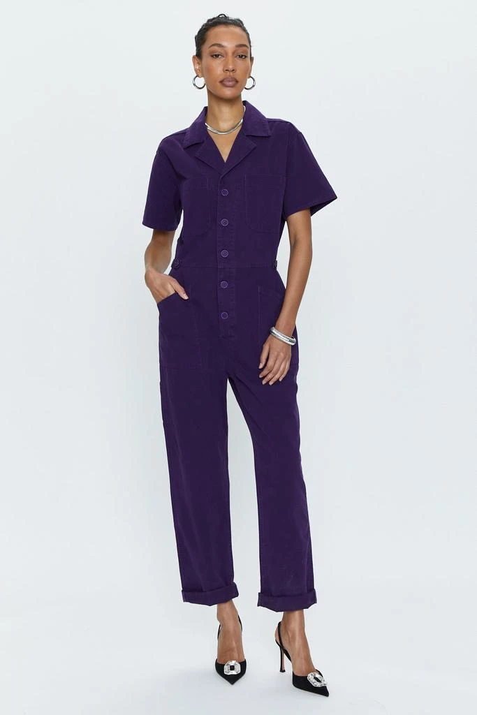 Pistola Denim Grover Short Sleeve Field Suit - Lila Purple 1