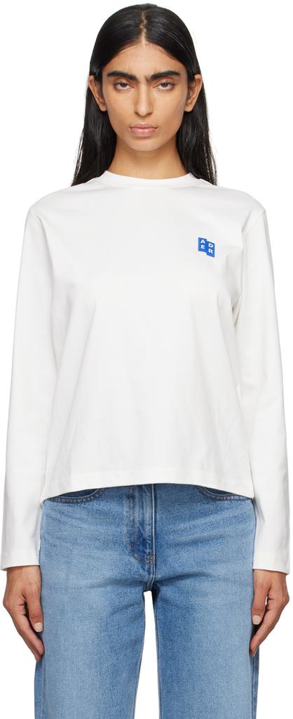 ★ADERERROR★ Ladium tshirt Off white Ader Error Off-white Printed Graphic T-shirt In Off White